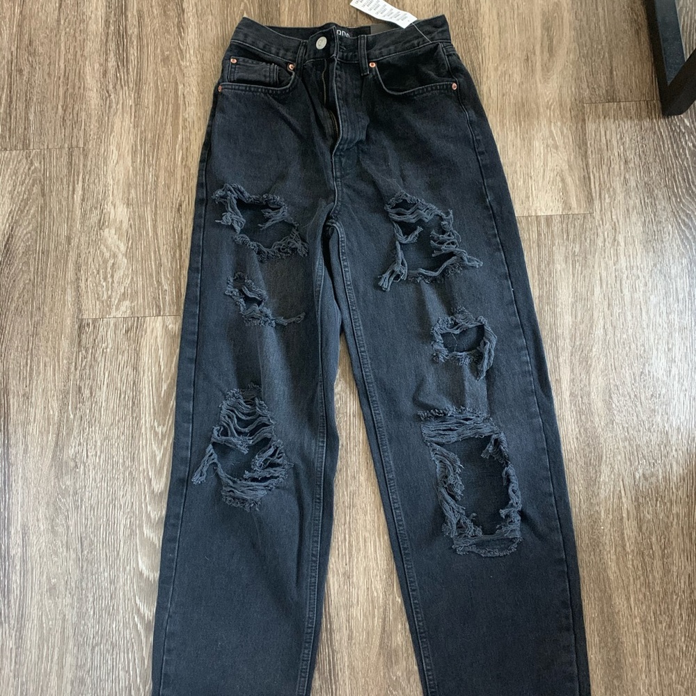Urban Outfitters Ripped Black Jeans